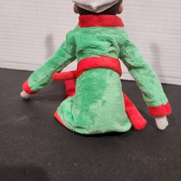 Christmas Red & Green Holiday Pajamas Robe and Belt Magic Christmas Elf Clothes - Picture 4 of 6